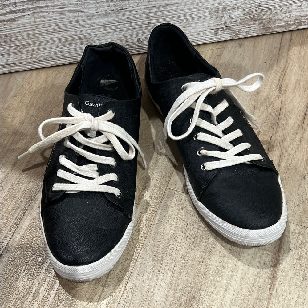 Calvin Klein Black and White Casual Sneakers